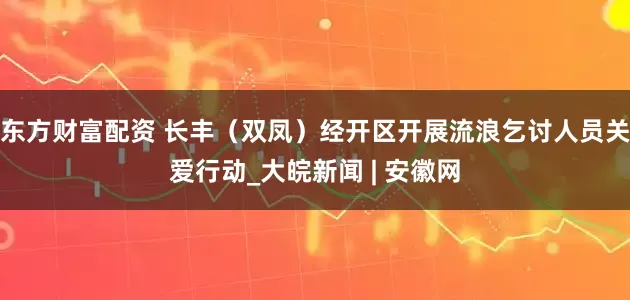 东方财富配资 长丰（双凤）经开区开展流浪乞讨人员关爱行动_大皖新闻 | 安徽网