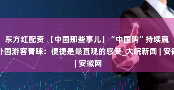 东方红配资 【中国那些事儿】“中国购”持续赢得外国游客青睐：便捷是最直观的感受_大皖新闻 | 安徽网